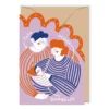Kartka okolicznościowa 12 x 17 cm - Cudowianki - Tata, mama i bombelek