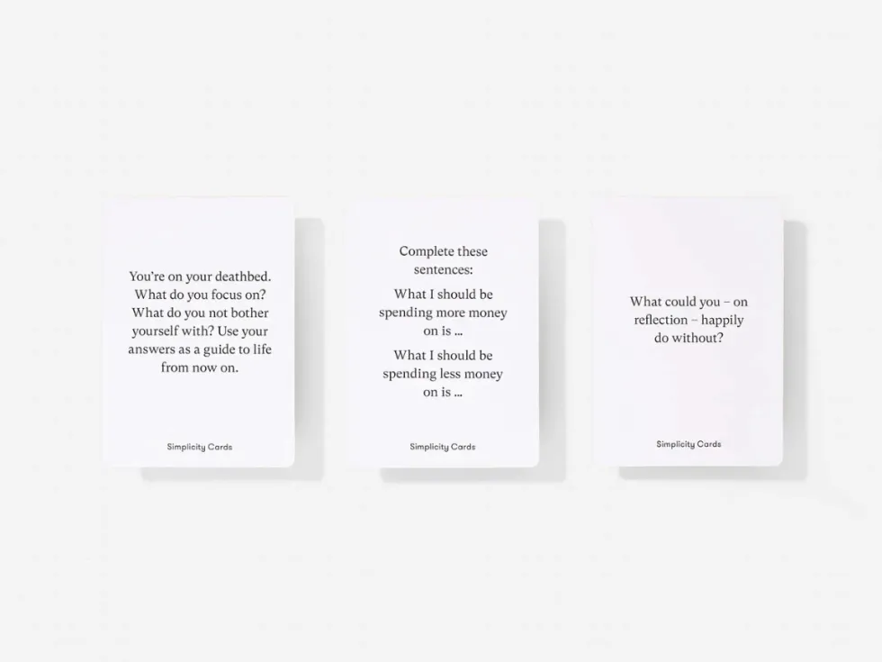 Karty do do samorozwoju Simplicity - The School of Life - 52 szt.