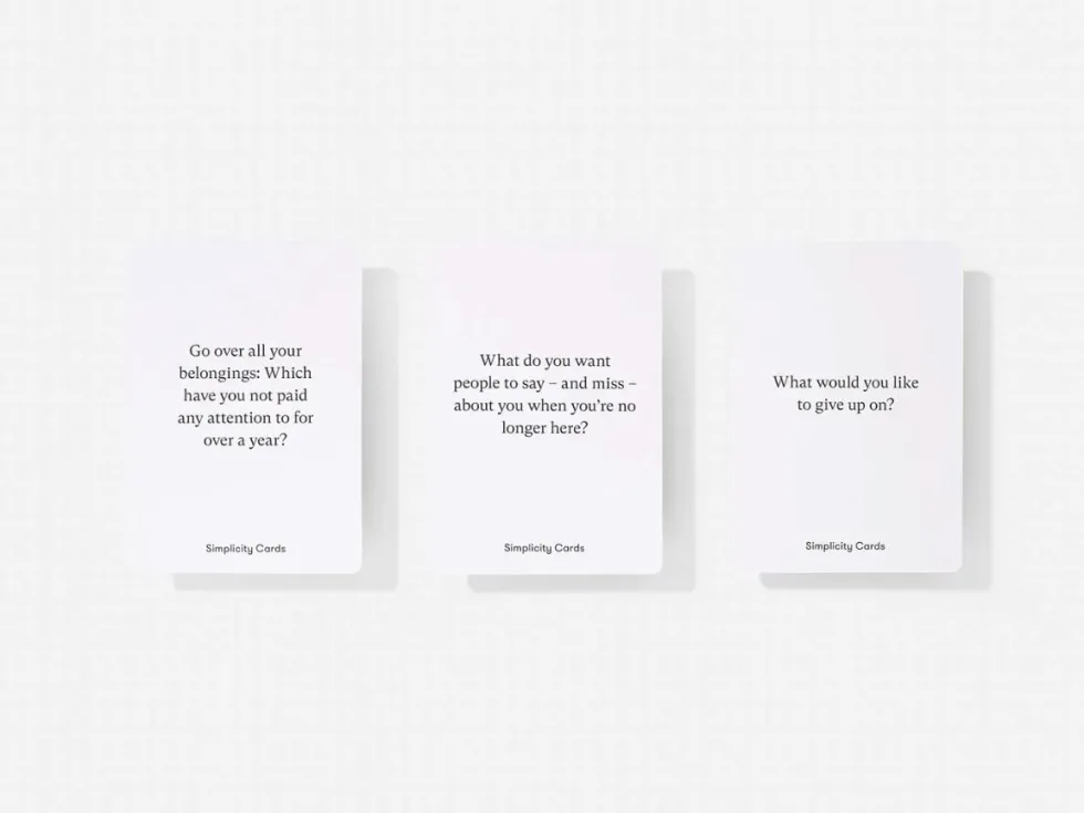 Karty do do samorozwoju Simplicity - The School of Life - 52 szt.