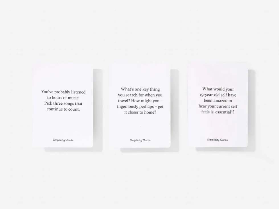 Karty do do samorozwoju Simplicity - The School of Life - 52 szt.
