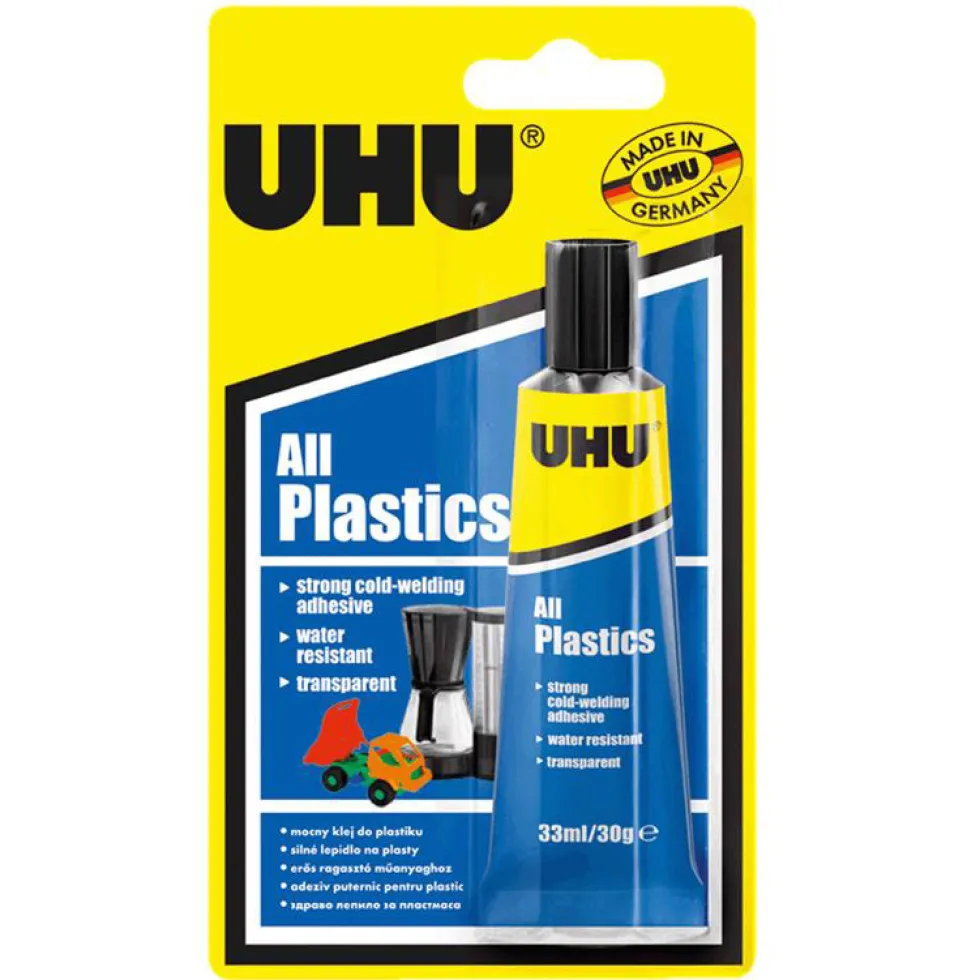 Klej do plastiku w płynie All Plastics - UHU - 33 ml