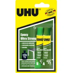 Klej epoksydowy Epoxy Ultra Strong, dwuskładnikowy - UHU - 20 ml