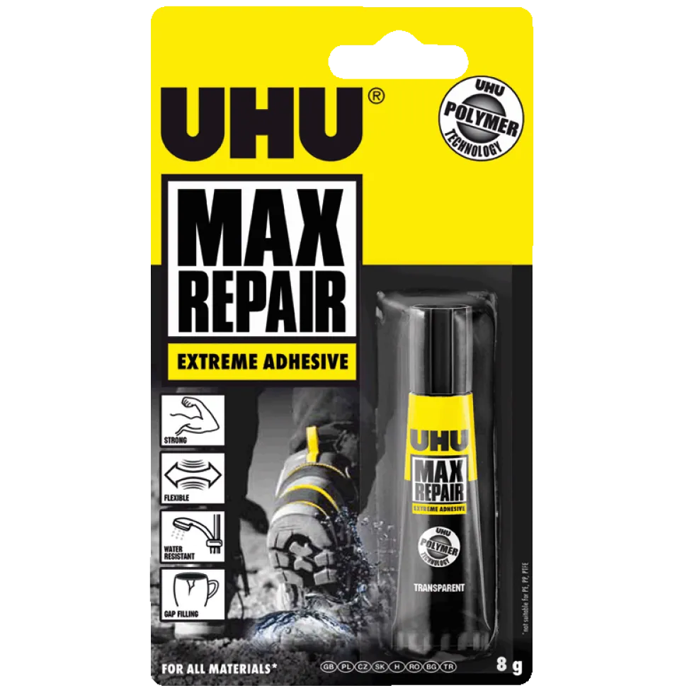 Klej uniwersalny Max Repair Extreme - UHU - bezbarwny, 8 g