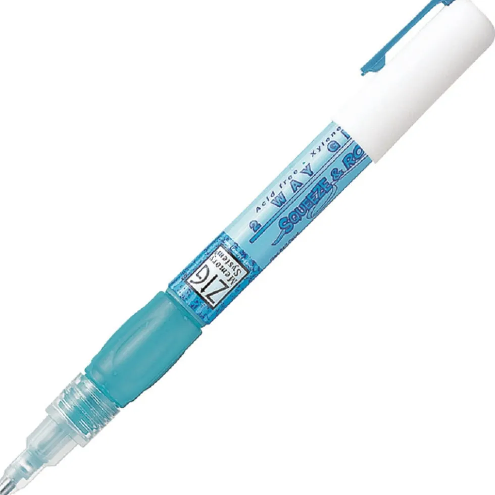Klej w pisaku ZIG 2 Way Squeeze & Roll Fine Ballpoint - Kuretake