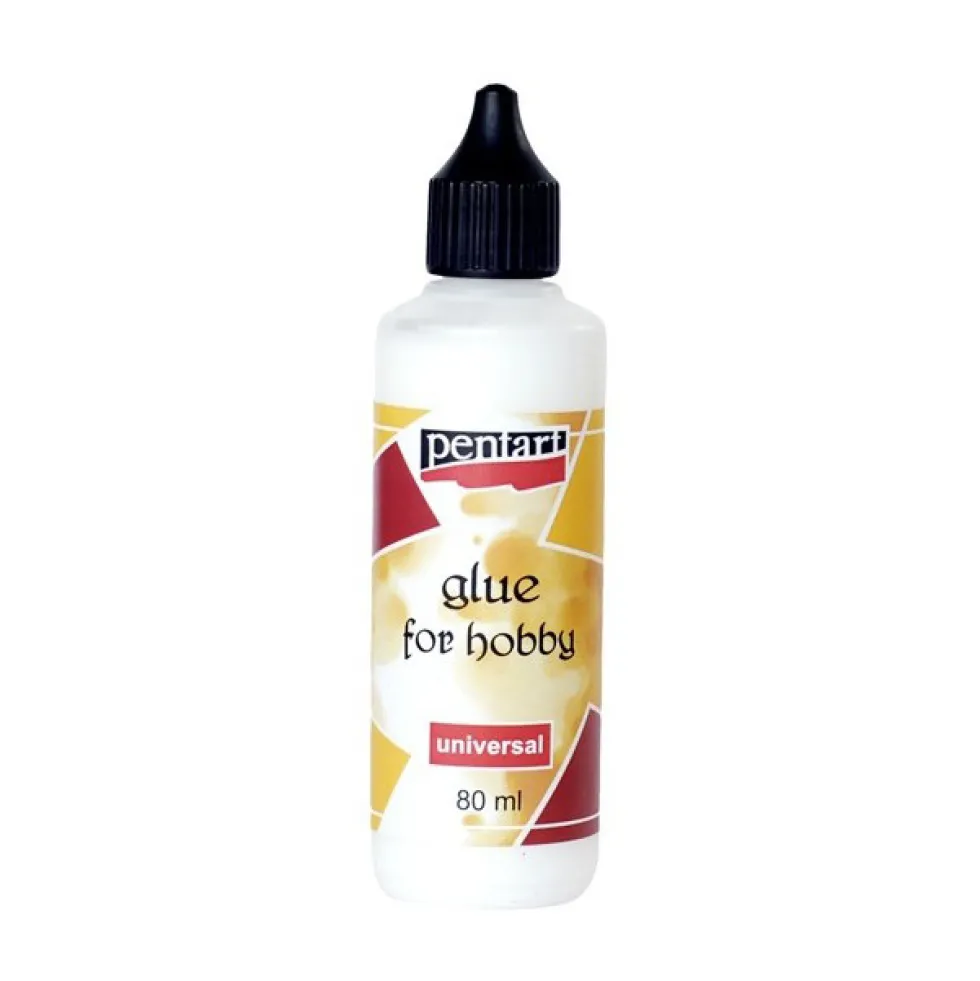 Klej w płynie Hobby z aplikatorem - Pentart - 80 ml