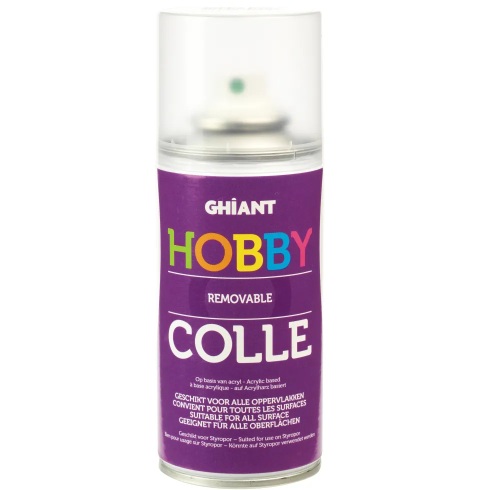 Klej w sprayu Hobby Colle - Ghiant - usuwalny, 150 ml