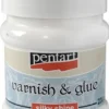 Klej z werniksem do decoupage - Pentart - jedwabisty połysk, 230 ml