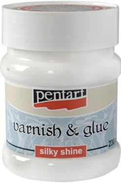 Klej z werniksem do decoupage - Pentart - jedwabisty połysk, 230 ml