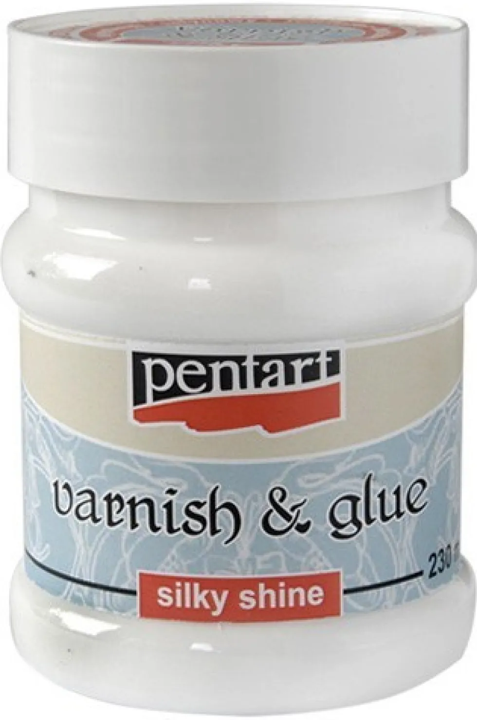 Klej z werniksem do decoupage - Pentart - jedwabisty połysk, 230 ml