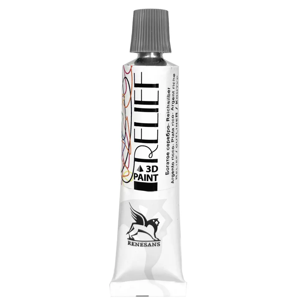 Konturówka brokatowa relief Deco - Renesans - złoto piaskowe, 20 ml
