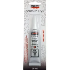 Konturówka do szkła - Pentart - błyszcząca perła, 20 ml
