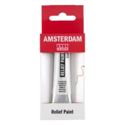 Konturówka do szkła Relief - Amsterdam - Colorless 2, 20 ml