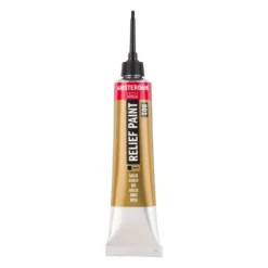 Konturówka do szkła Relief - Amsterdam - Gold, 20 ml