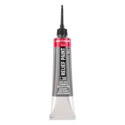 Konturówka do szkła Relief - Amsterdam - Lead Grey, 20 ml