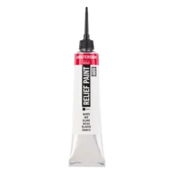 Konturówka do szkła Relief - Amsterdam - White, 20 ml