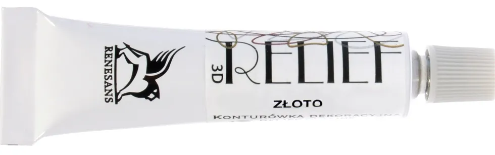 Konturówka relief Deco - Renesans - złota, 20 ml