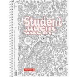 Kołozeszyt w linie Student Papuga A4 - Brunnen - 90 g/m2 80 ark.