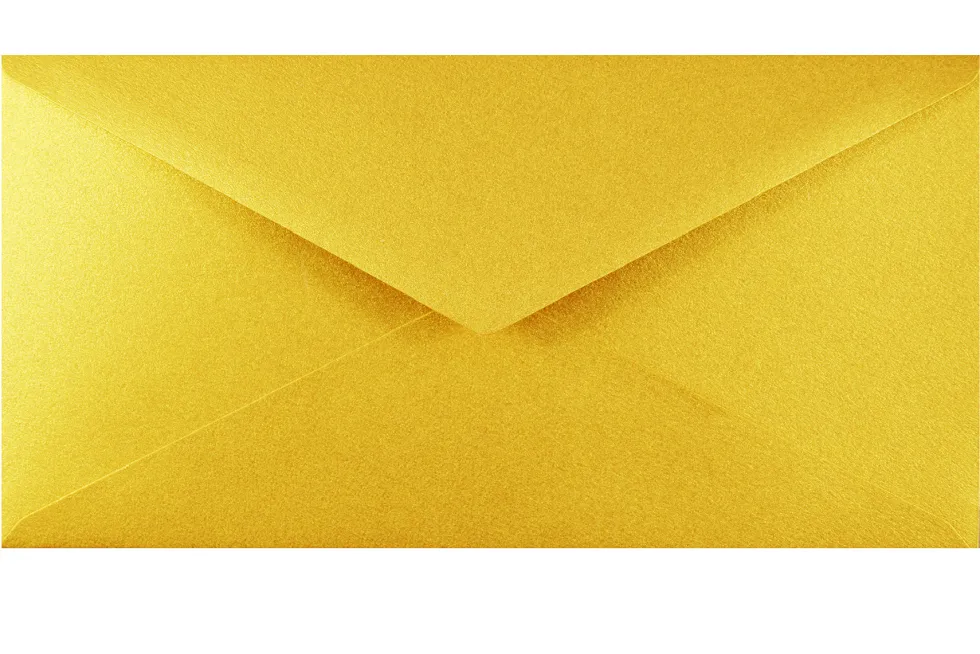 Koperta Curious Metallics 120g - DL Super Gold złoty