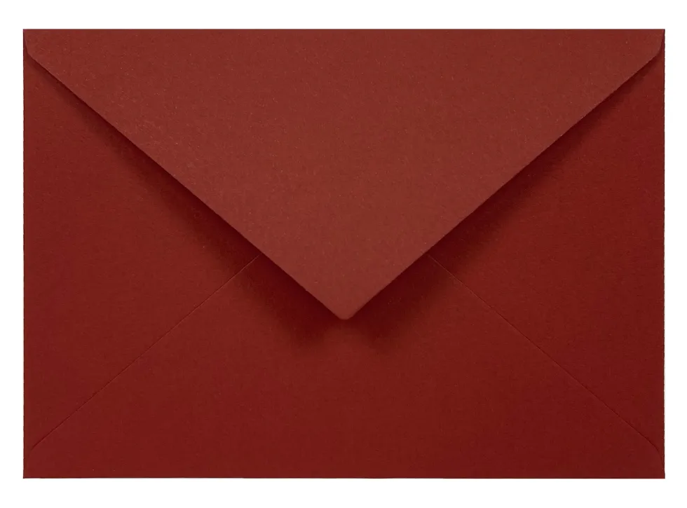 Koperta Freelife Merida 140g - C6 Burgundy czerwona burgundowa