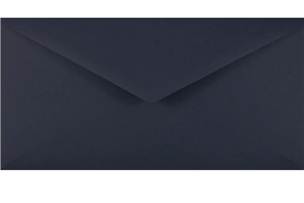Koperta Keaykolour 120g - DL Navy Blue granatowa