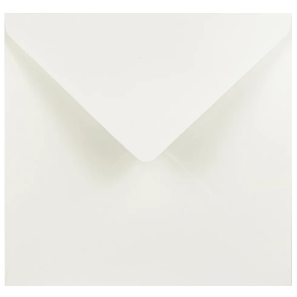 Koperta Olin 120g - 14 x 14 cm, kremowa