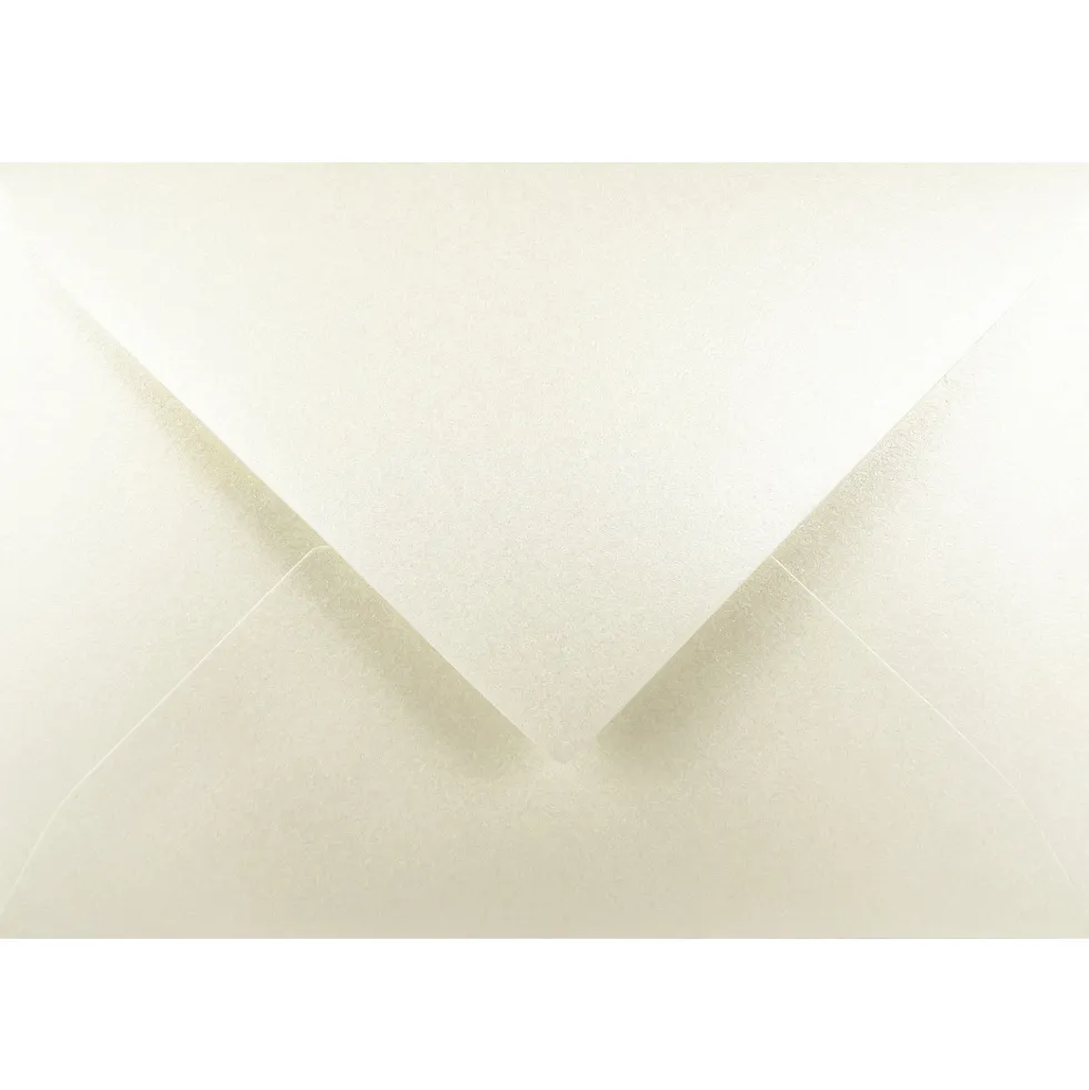 Koperta perłowa Majestic 120g - B6, Candlelight Cream, kremowa