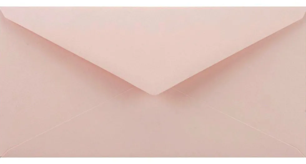 Koperta Sirio Color 140g - DL Nude bladoróżowa