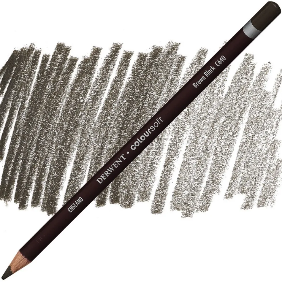 Kredka Coloursoft - Derwent - C640, Brown Black