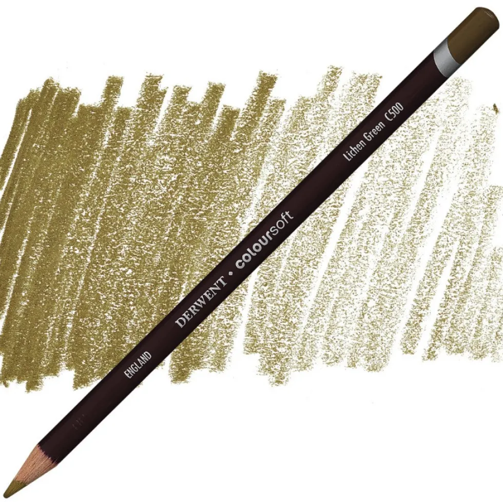 Kredka Coloursoft - Derwent - C500, Lichen Green