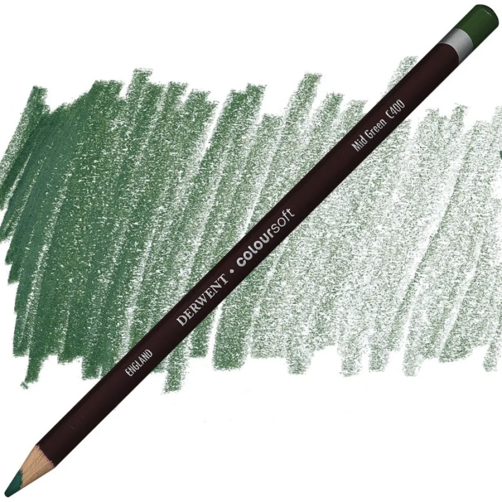 Kredka Coloursoft - Derwent - C400, Mid Green