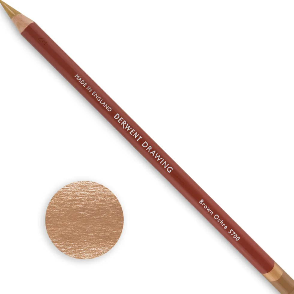 Kredka Drawing - Derwent - 5700 Brown Ochre
