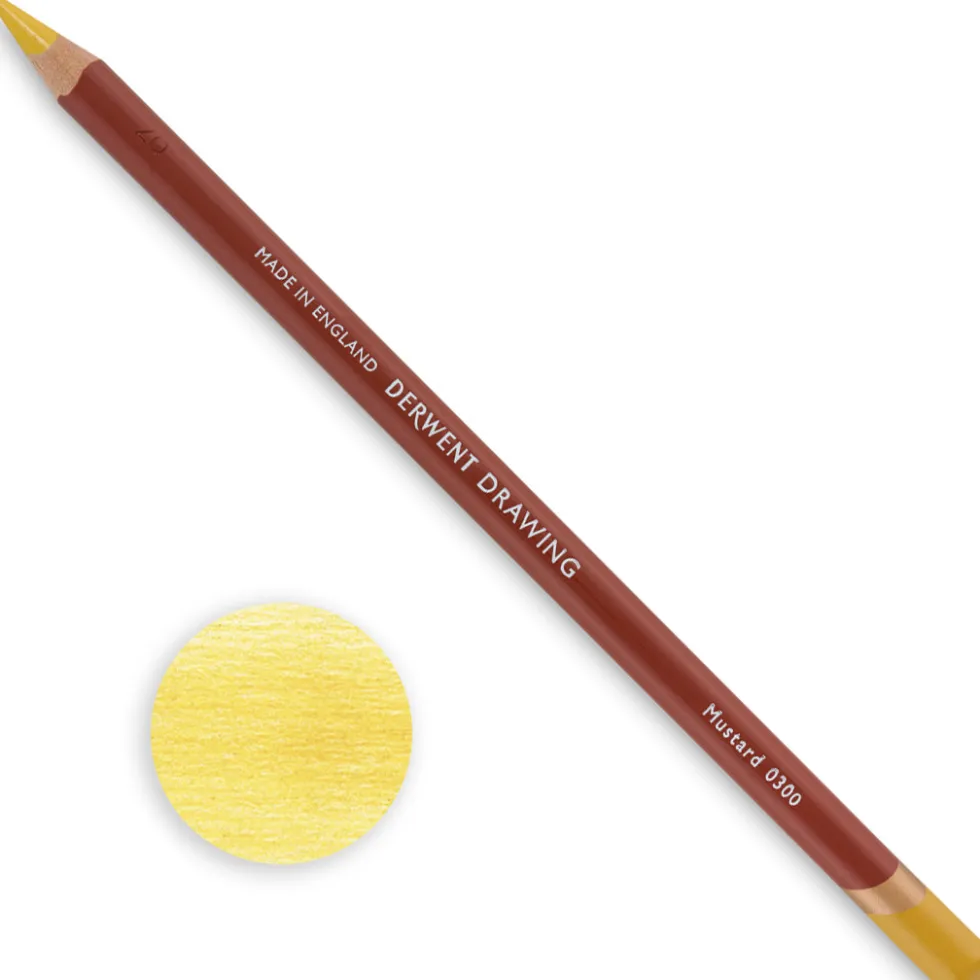 Kredka Drawing - Derwent - 0300 Mustard