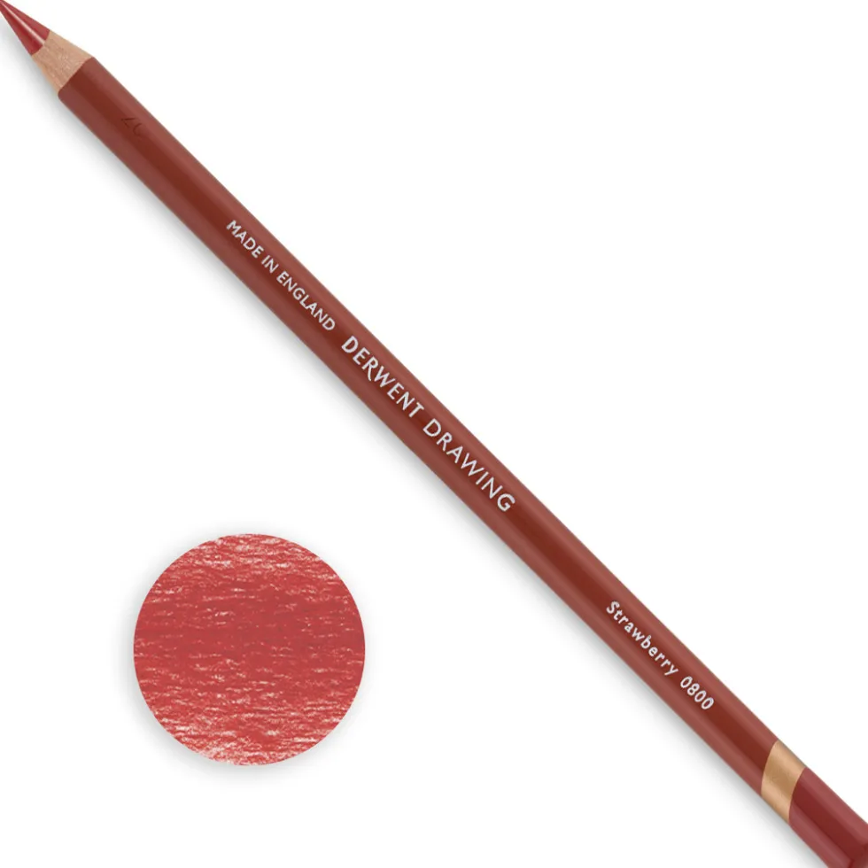 Kredka Drawing - Derwent - 0800 Strawberry
