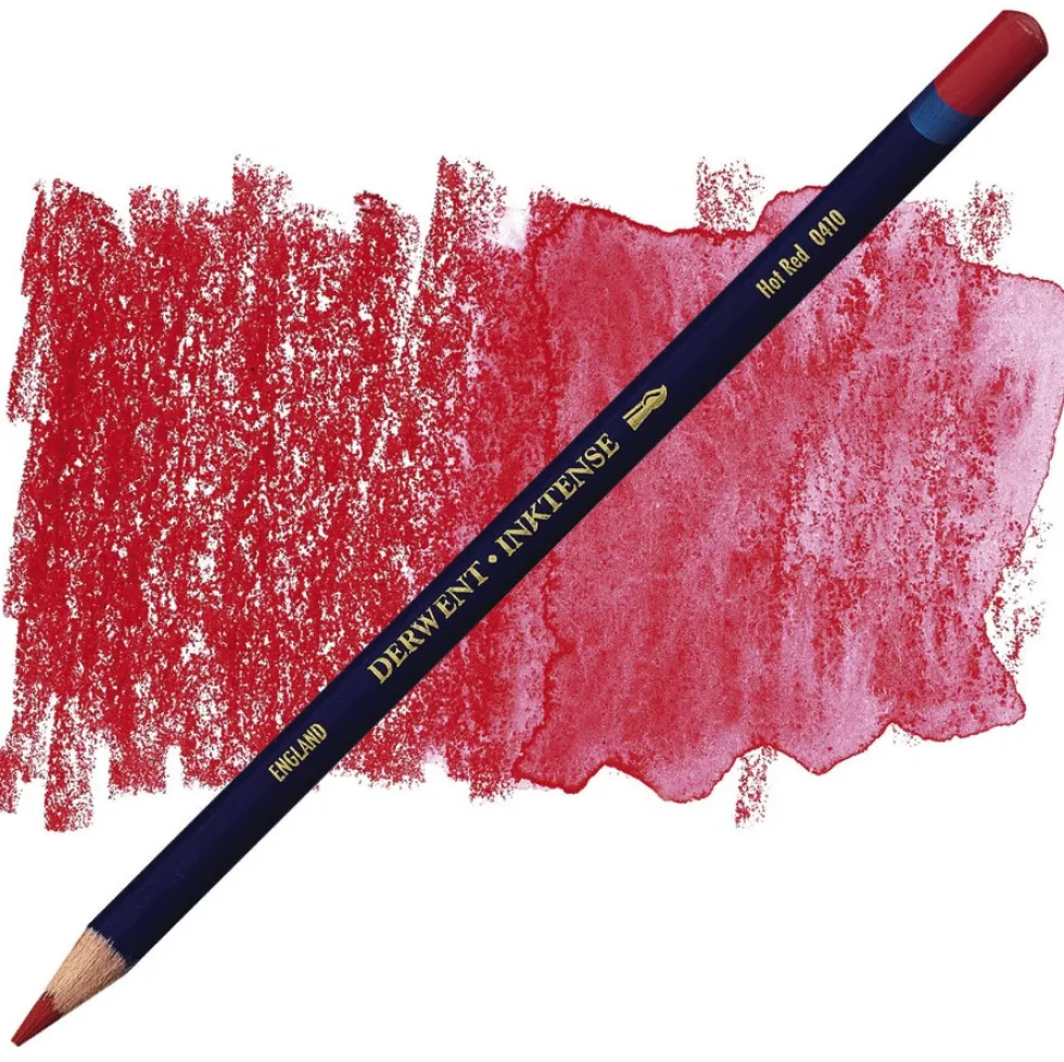 Kredka Inktense - Derwent - 0410, Hot Red