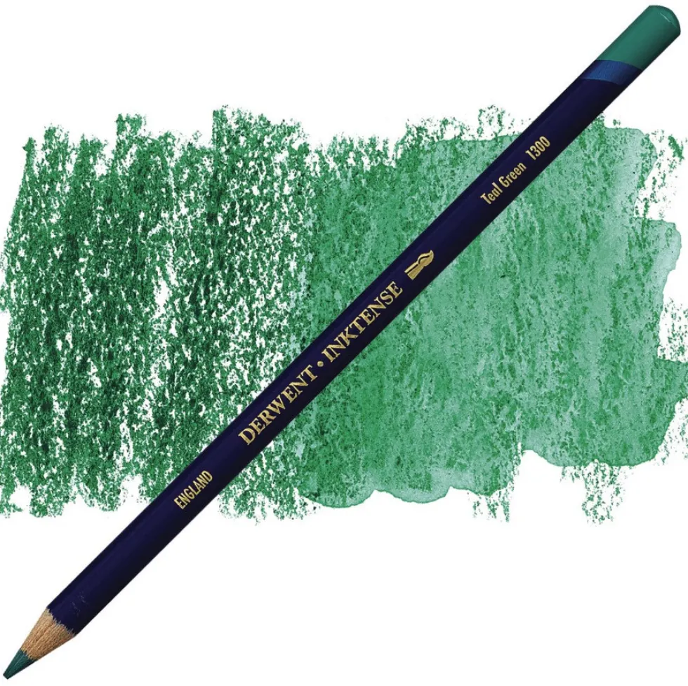 Kredka Inktense - Derwent - 1300, Teal Green