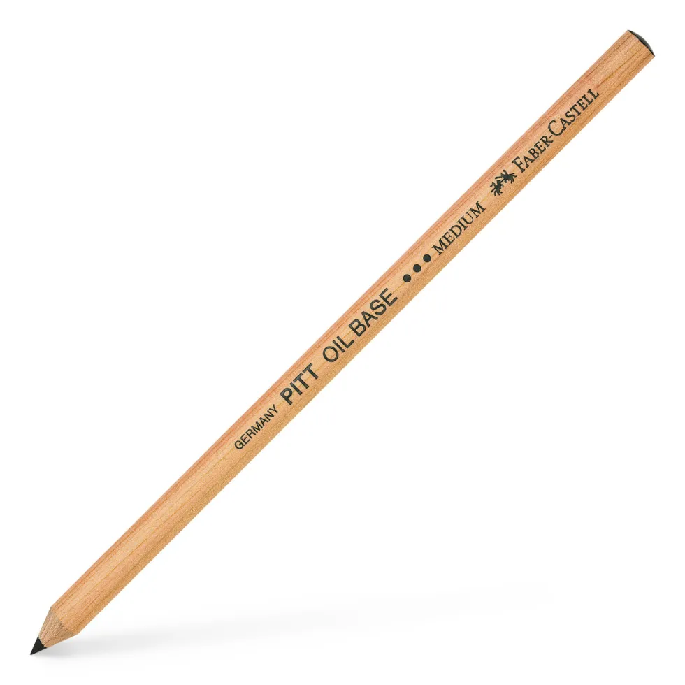 Kredka olejna Pitt - Faber-Castell - Black, średnia