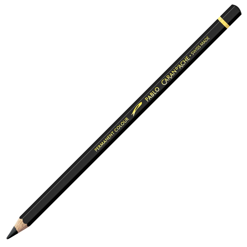 Kredka ołówkowa Pablo - Caran d'Ache - 009, Black