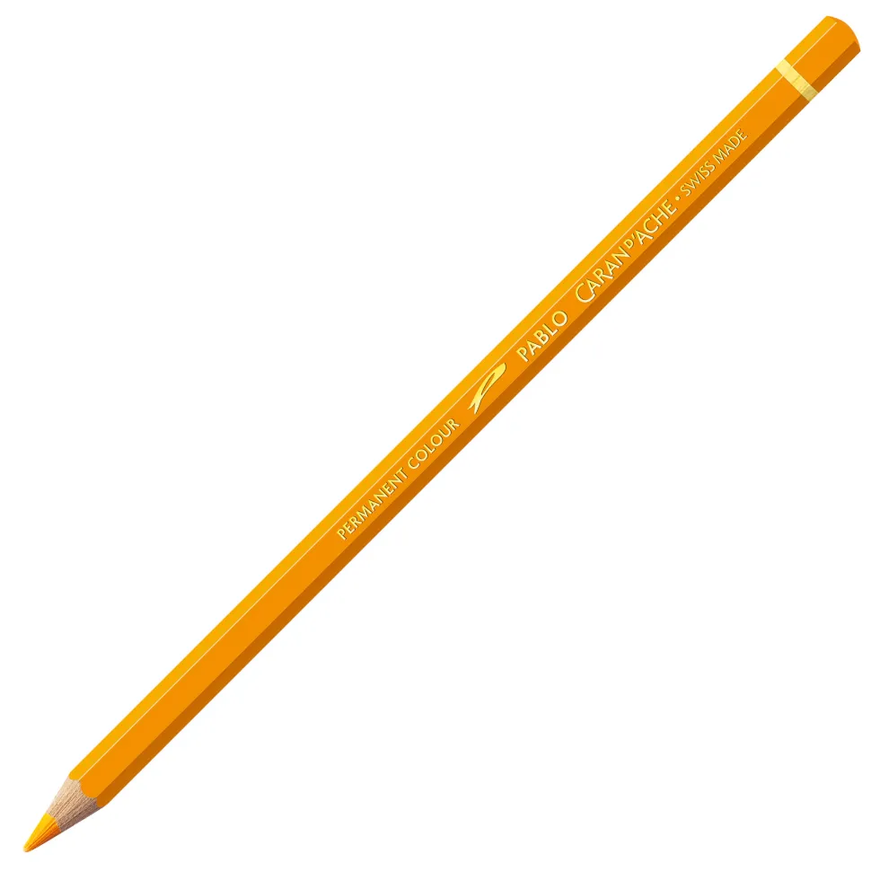 Kredka ołówkowa Pablo - Caran d'Ache - 020, Golden Yellow