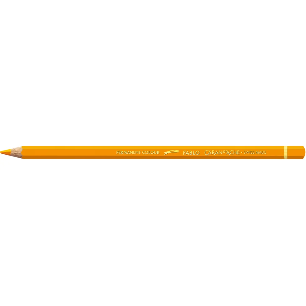 Kredka ołówkowa Pablo - Caran d'Ache - 020, Golden Yellow