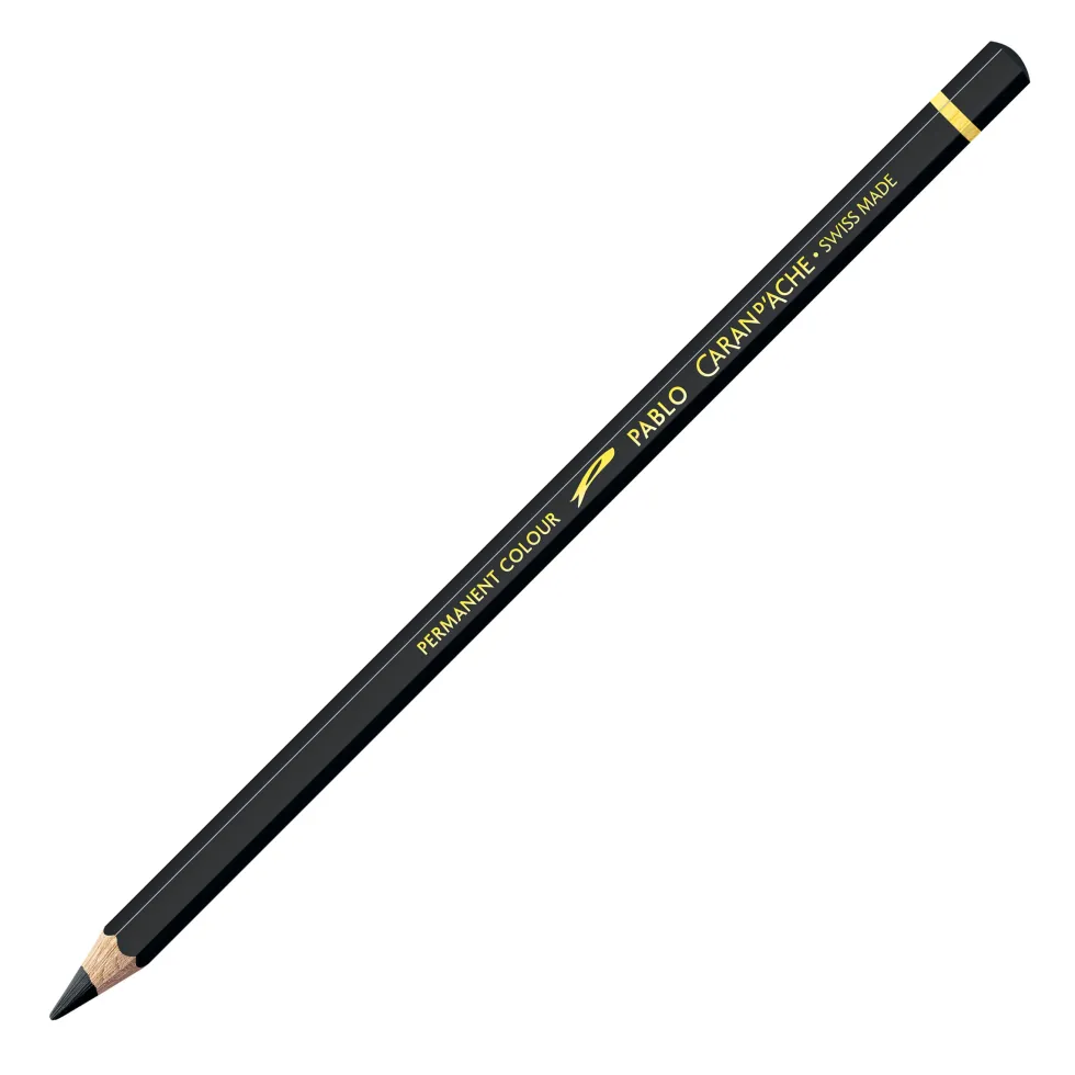 Kredka ołówkowa Pablo - Caran d'Ache - 496, Ivory Black