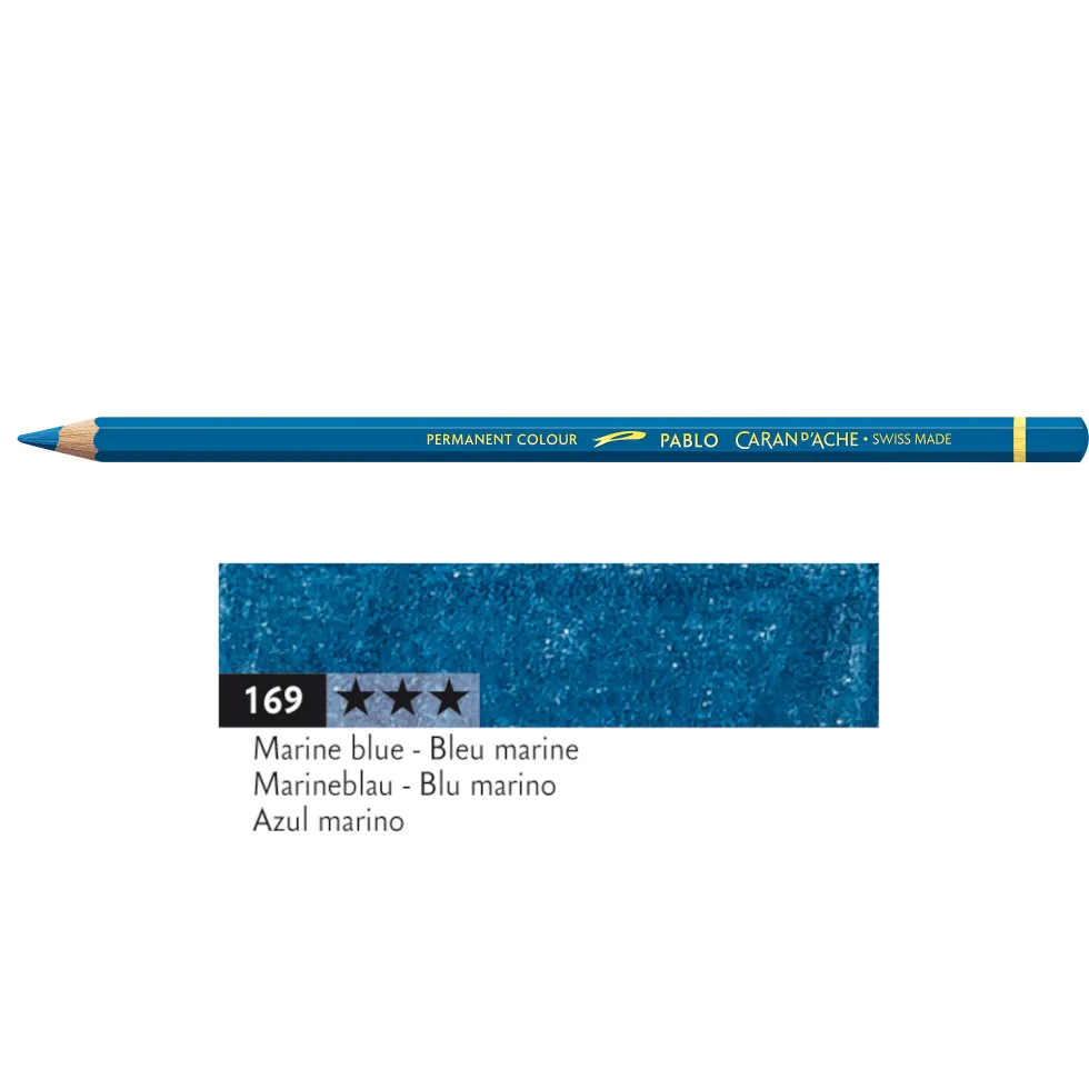 Kredka ołówkowa Pablo - Caran d'Ache - 169, Marine Blue
