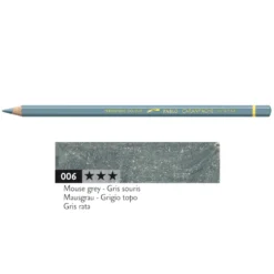 Kredka ołówkowa Pablo - Caran d'Ache - 006, Mouse Grey