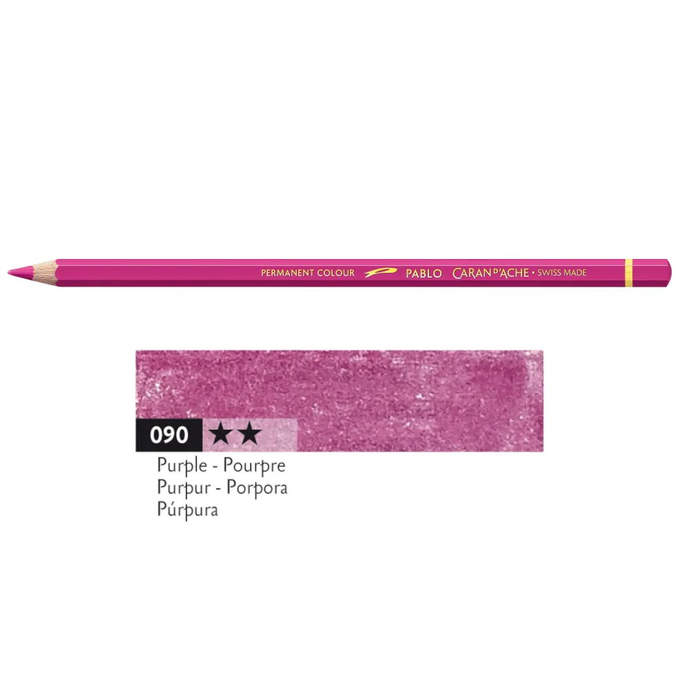 Kredka ołówkowa Pablo - Caran d'Ache - 090, Purple