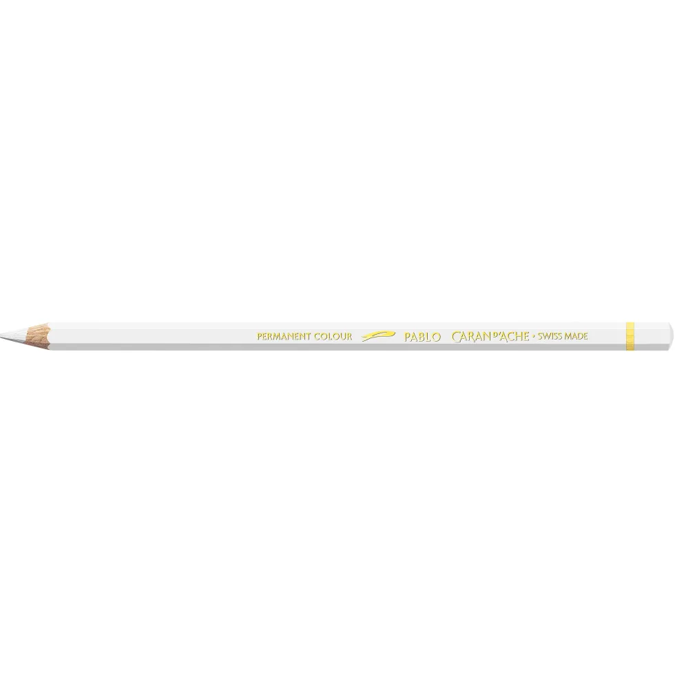 Kredka ołówkowa Pablo - Caran d'Ache - 001, White