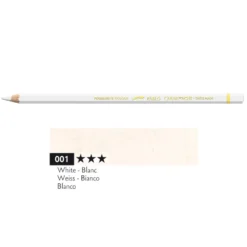 Kredka ołówkowa Pablo - Caran d'Ache - 001, White