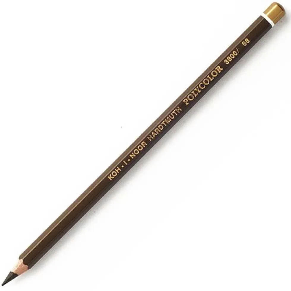 Kredka ołówkowa Polycolor - Koh-I-Noor - 68, Burnt Umber