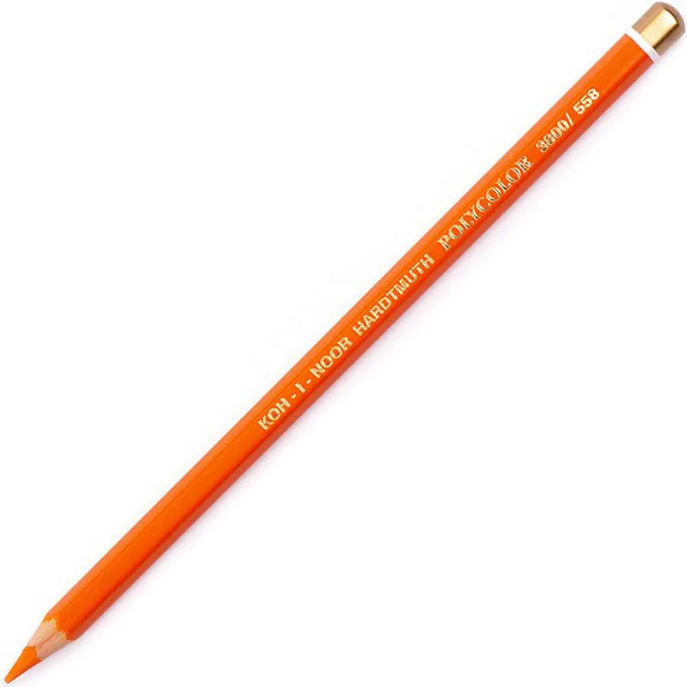 Kredka ołówkowa Polycolor - Koh-I-Noor - 558, Fire Orange