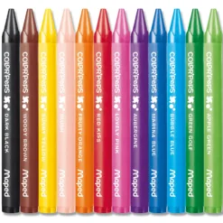 Kredki świecowe Color' Peps Wax dla dzieci - Maped - 12 kolorów