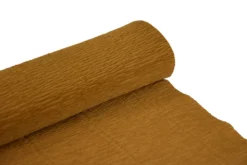 Krepina, bibuła włoska 180 g - Nut brown, 50 x 250 cm