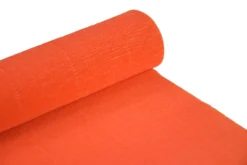 Krepina, bibuła włoska 180 g - Orange, 50 x 250 cm